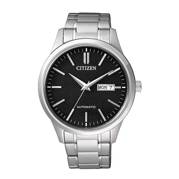 Đồng Hồ Nam Citizen Automatic NH7520-56E Màu Đen Bạc - Đồng hồ - Vua Hàng Hiệu