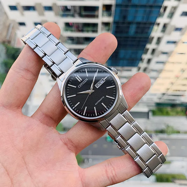 Đồng Hồ Nam Citizen Automatic NH7520-56E Màu Đen Bạc - Đồng hồ - Vua Hàng Hiệu