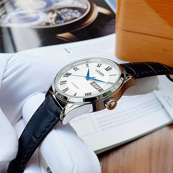 Đồng Hồ Nam Citizen Automatic NH8360-12A Màu Đen Bạc