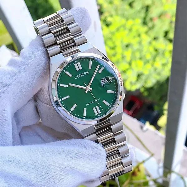 Đồng Hồ Nam Citizen Automatic Green Dial Watch NJ0150-81X Màu Bạc Xanh - Đồng hồ - Vua Hàng Hiệu
