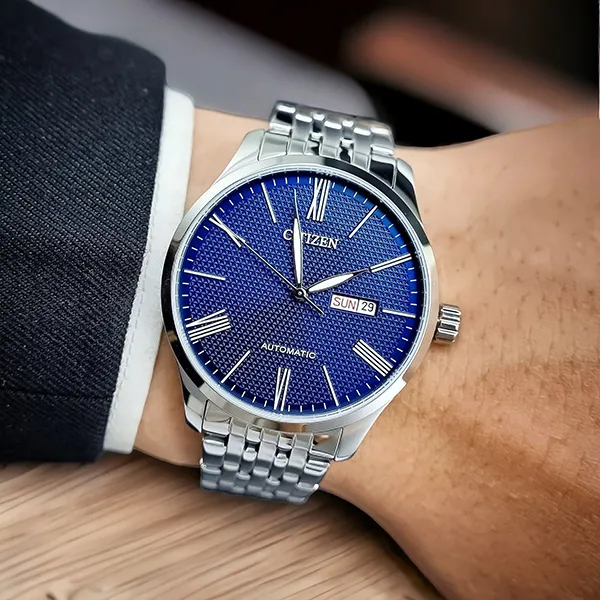 Đồng Hồ Nam Citizen Automatic Watch NH8350-59L Màu Xanh Bạc - Đồng hồ - Vua Hàng Hiệu