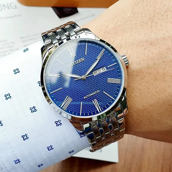 Đồng Hồ Nam Citizen Automatic Watch NH8350-59L Màu Xanh Bạc - Đồng hồ - Vua Hàng Hiệu