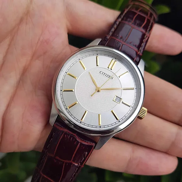 Đồng Hồ Nam Citizen BI1054-04A Màu Nâu Bạc