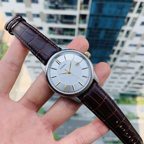 Đồng Hồ Nam Citizen BI1054-04A Màu Nâu Bạc