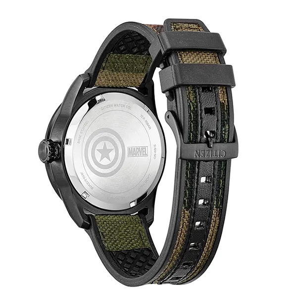 Đồng Hồ Nam Citizen Captain America Eco-Drive Watch AW1367-05W Màu Xanh Quân Đội - Đồng hồ - Vua Hàng Hiệu