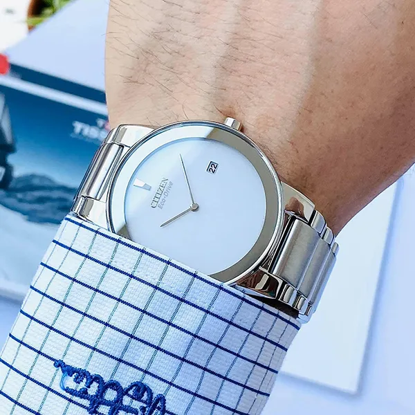 Đồng Hồ Nam Citizen Eco-Drive AU1060-51A Màu Bạc