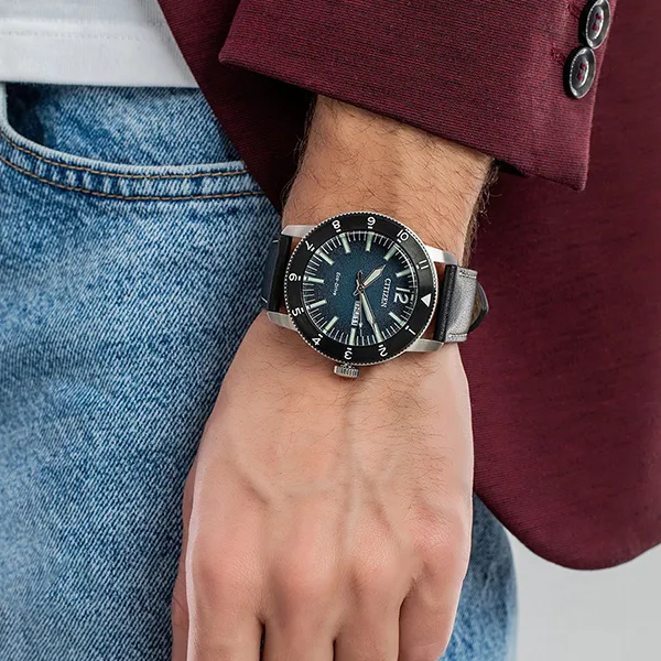 Đồng Hồ Nam Citizen Eco-Drive AW0077-19L Màu Đen - Đồng hồ - Vua Hàng Hiệu