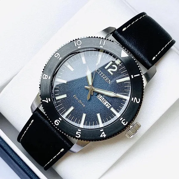 Đồng Hồ Nam Citizen Eco-Drive AW0077-19L Màu Đen - Đồng hồ - Vua Hàng Hiệu