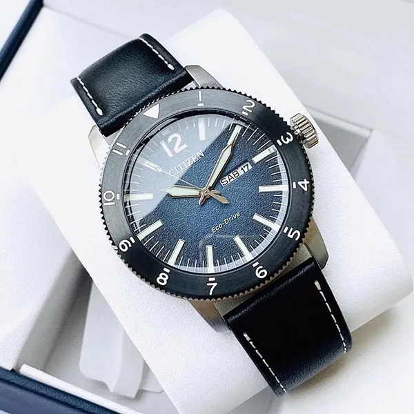 Đồng Hồ Nam Citizen Eco-Drive AW0077-19L Màu Đen - Đồng hồ - Vua Hàng Hiệu