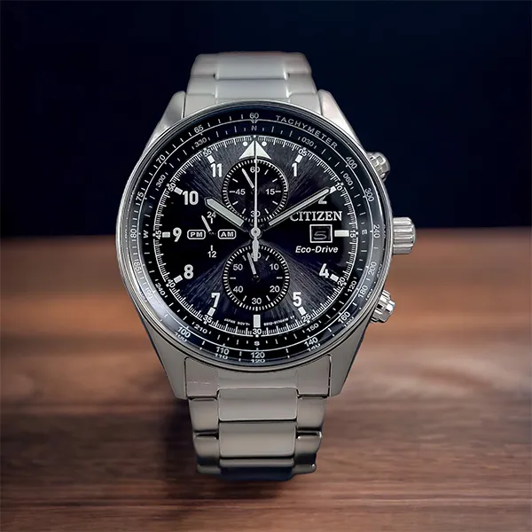 Đồng Hồ Nam Citizen Eco-Drive CA0770-81E Màu Bạc Đen