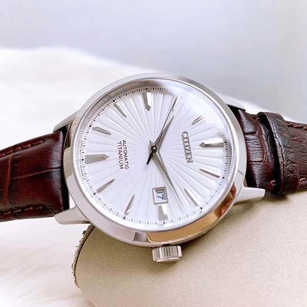 Đồng Hồ Nam Citizen Titanium NJ2180-11A Màu Nâu - Đồng hồ - Vua Hàng Hiệu