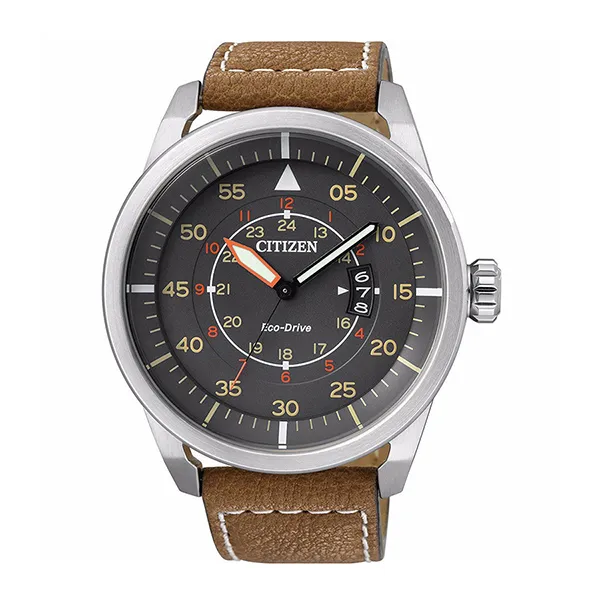 Đồng Hồ Nam Citizen Eco-Drive Watch AW1360-12H Màu Nâu - Đồng hồ - Vua Hàng Hiệu