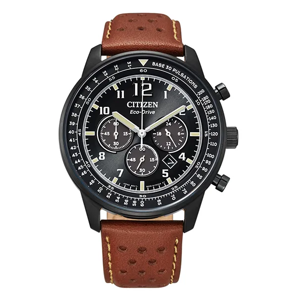 Đồng Hồ Nam Citizen Eco-Drive Watch CA4505-12E Màu Nâu - Đồng hồ - Vua Hàng Hiệu