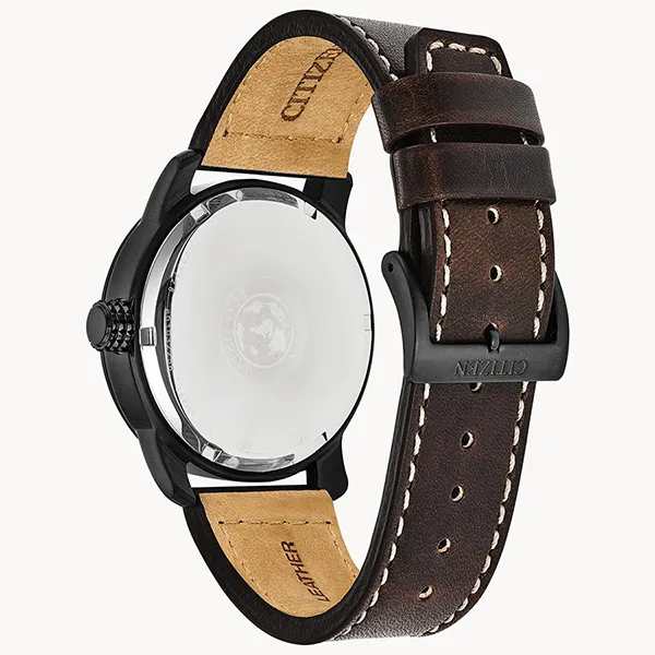 Đồng Hồ Nam Citizen Garrison Eco-Drive Watch BM8478-01L Màu Nâu