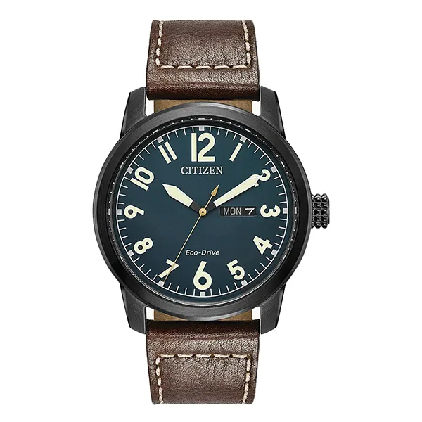 Đồng Hồ Nam Citizen Garrison Eco-Drive Watch BM8478-01L Màu Nâu