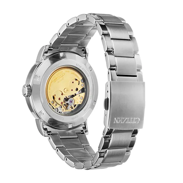 Đồng Hồ Nam Citizen Mechanical Automatic Watch NJ0130-88E Màu Bạc