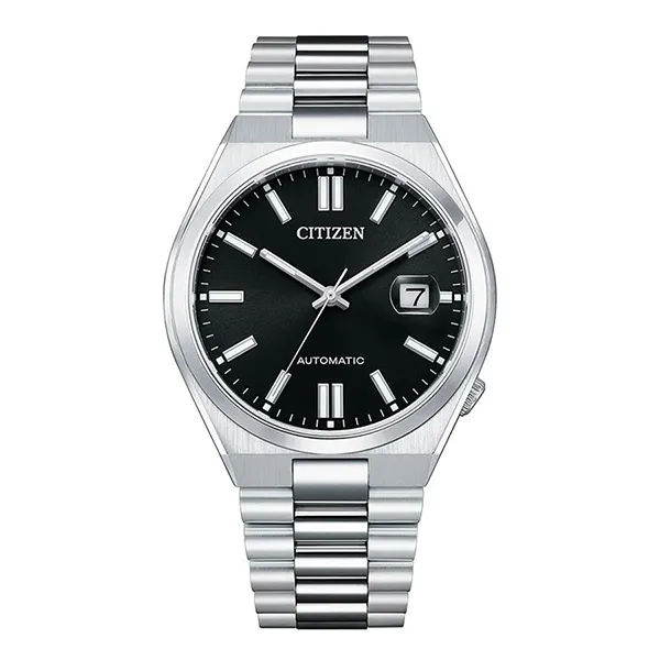 Đồng Hồ Nam Citizen Mechanical Automatic Watch NJ0150-81E Màu Bạc Mặt Đen