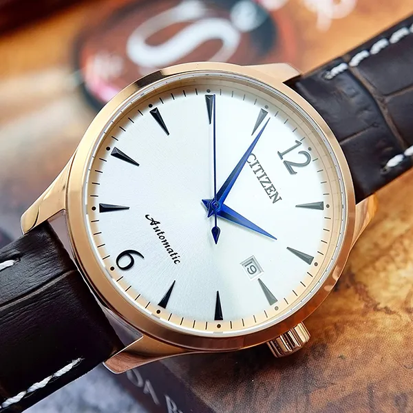 Đồng Hồ Nam Citizen Mechanical NJ0113-10A Màu Nâu