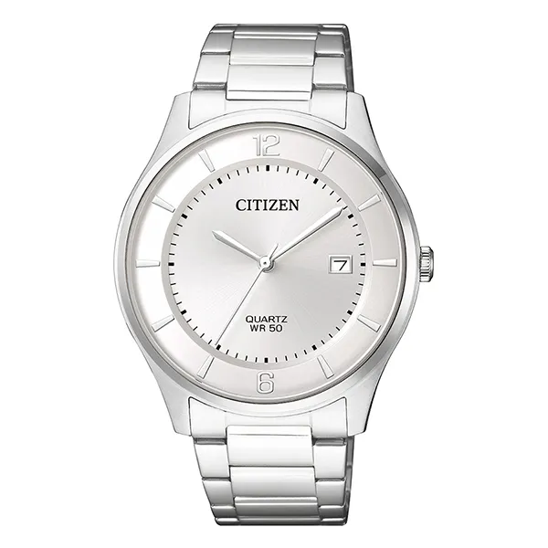 Đồng Hồ Nam Citizen Quartz Men Watch BD0041-89A Màu Bạc