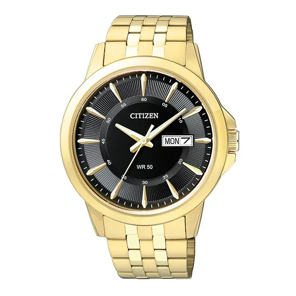 Đồng Hồ Nam Citizen Quartz Watch BF2013-56E Màu Vàng Gold - Đồng hồ - Vua Hàng Hiệu