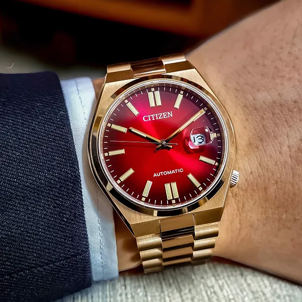 Đồng Hồ Nam Citizen Tsuyosa Automatic Watch NJ0153-82X Màu Vàng Hồng - Đồng hồ - Vua Hàng Hiệu