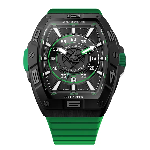 Đồng Hồ Nam Franck Muller Skafander SKF 43 SC DT TTNRBR TTNR (VR) Màu Xanh Lá