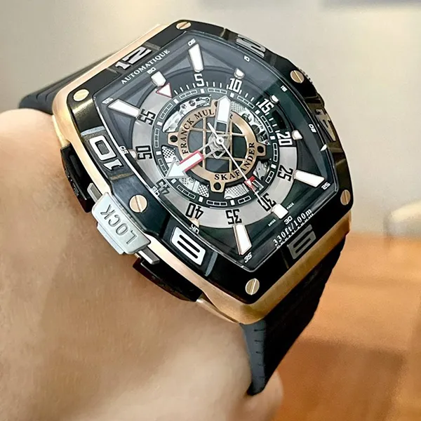 Đồng Hồ Nam Franck Muller V46 Skafander Màu Đen - Đồng hồ - Vua Hàng Hiệu