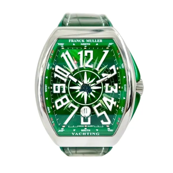 Đồng Hồ Nam Franck Muller Vanguard V45 Steel Green Màu Xanh Lá