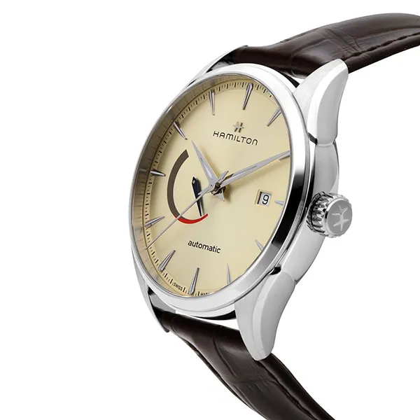 Đồng Hồ Nam Hamilton Jazzmasterpower Reserve Automatic Watch H32635521 Màu Nâu