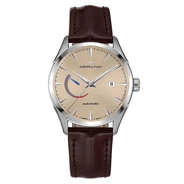 Đồng Hồ Nam Hamilton Jazzmasterpower Reserve Automatic Watch H32635521 Màu Nâu