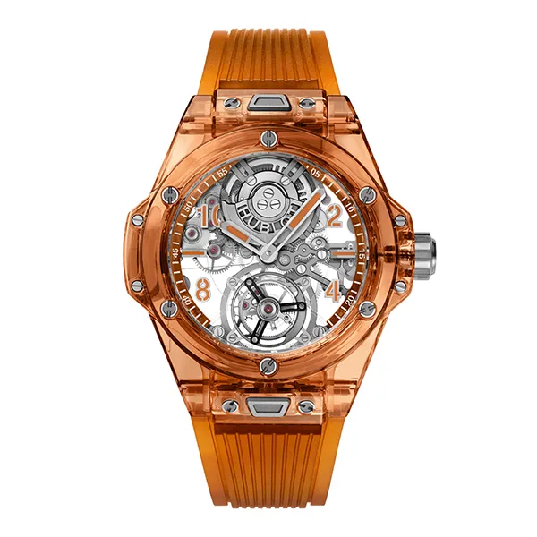 Đồng Hồ Nam Hublot Big Bang Tourbillon 45mm Watch 419.JO.0120.RT Màu Cam - Đồng hồ - Vua Hàng Hiệu
