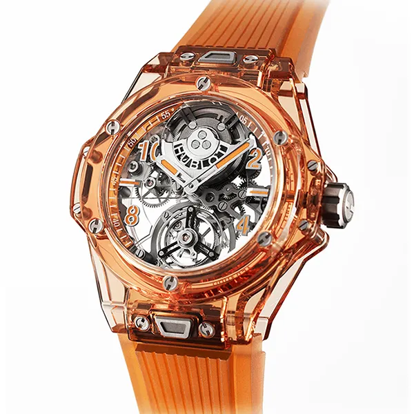 Đồng Hồ Nam Hublot Big Bang Tourbillon 45mm Watch 419.JO.0120.RT Màu Cam - Đồng hồ - Vua Hàng Hiệu
