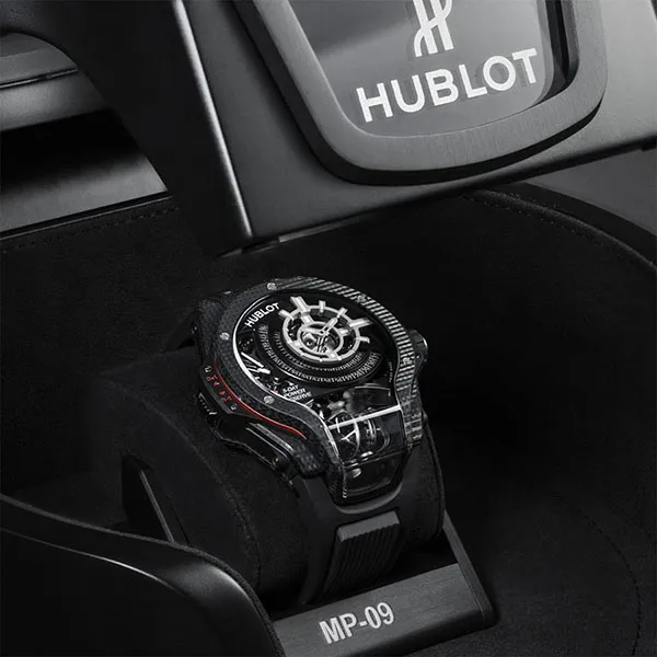 Đồng Hồ Nam Hublot MP-09 Tourbillon Bi-Axis 3D Carbon Watch 909.QDB.1120.RX Màu Đen - Đồng hồ - Vua Hàng Hiệu