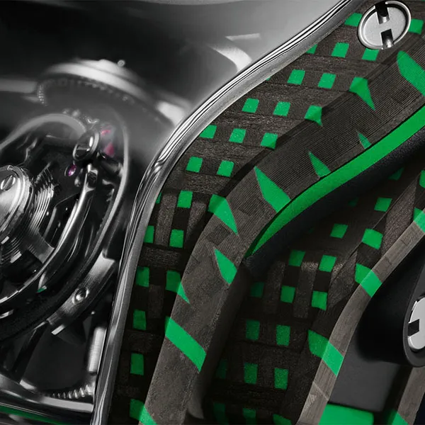 Đồng Hồ Nam Hublot MP-09 Tourbillon BI-Axis Green 3D Carbon Watch 909.QDG.1120.RX Màu Xanh Green - Đồng hồ - Vua Hàng Hiệu
