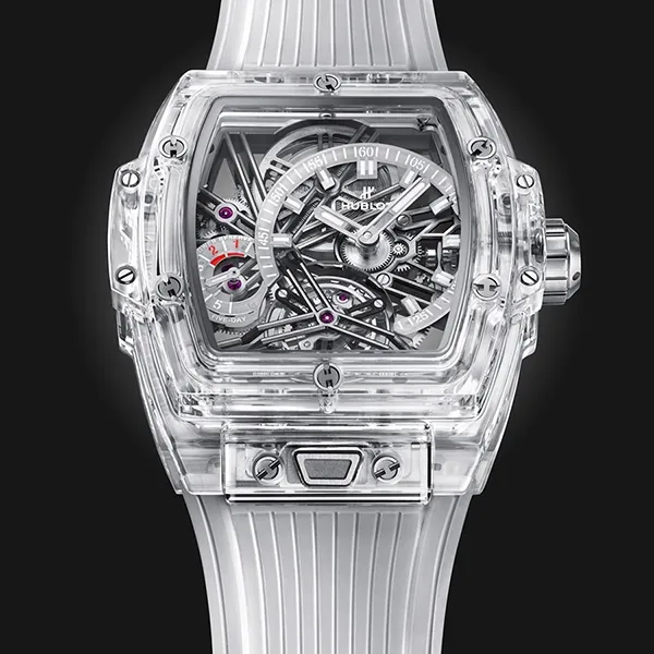 Đồng Hồ Nam Hublot Spirit Of Big Bang Tourbillon Sapphire Watch 645.JX.5120.RT Màu Trắng