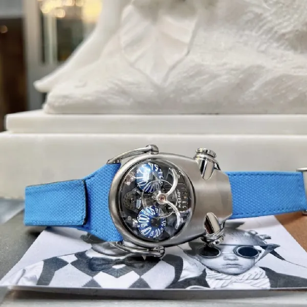 Đồng Hồ Nam MB&F HM10 Bulldog Titan Màu Xanh Xám - Đồng hồ - Vua Hàng Hiệu