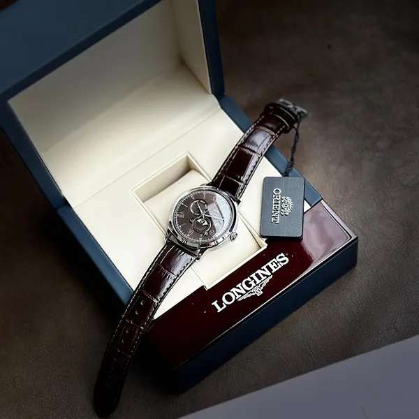 Đồng Hồ Nam Orient Classic Sun And Moon RA-AK0804Y10B Màu Nâu Đậm