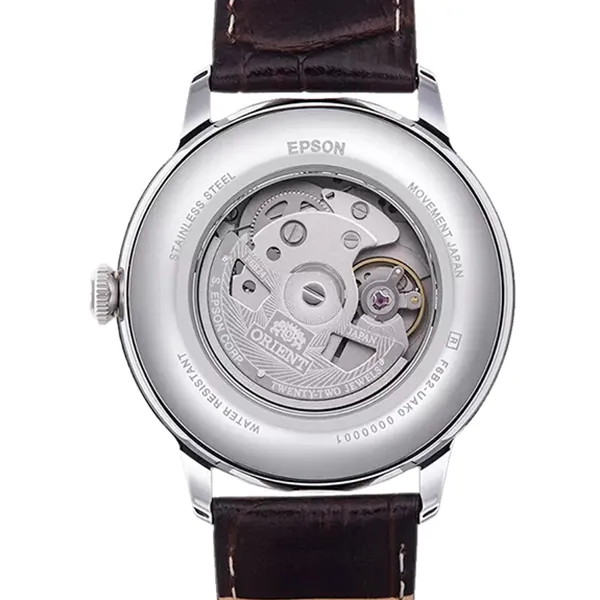 Đồng Hồ Nam Orient Classic Sun And Moon RA-AK0804Y10B Màu Nâu Đậm