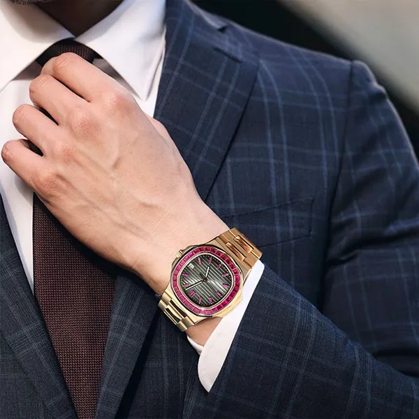 Đồng Hồ Nam Patek Philippe Nautilus 5723/1R Ruby Màu Vàng Hồng - Đồng hồ - Vua Hàng Hiệu