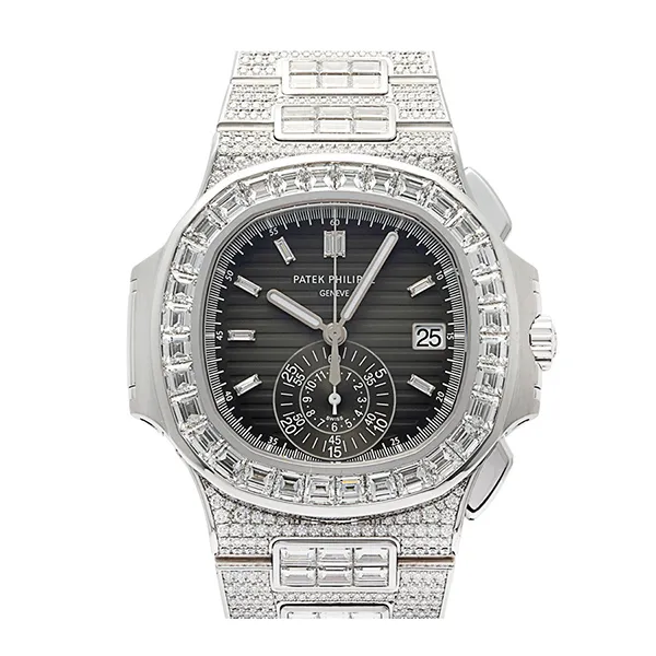 Đồng Hồ Patek Philippe Nautilus 5980/1400G-010 Màu Bạc Trắng Mặt Xám - Đồng hồ - Vua Hàng Hiệu