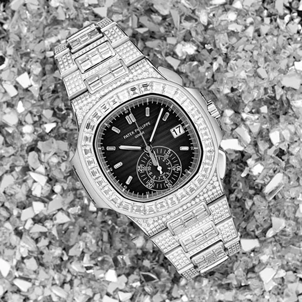 Đồng Hồ Patek Philippe Nautilus 5980/1400G-010 Màu Bạc Trắng Mặt Xám - Đồng hồ - Vua Hàng Hiệu