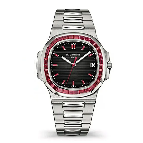 Đồng Hồ Nam Patek Philippe Nautilus5711/112P-001 Ruby Màu Bạc - Đồng hồ - Vua Hàng Hiệu