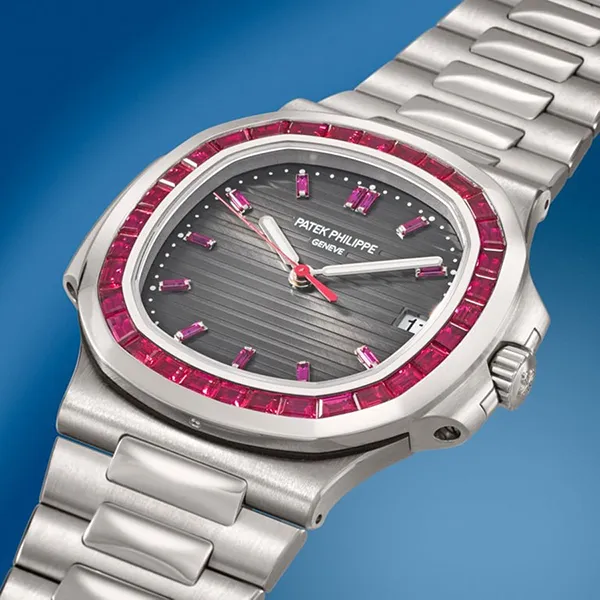 Đồng Hồ Nam Patek Philippe Nautilus5711/112P-001 Ruby Màu Bạc - Đồng hồ - Vua Hàng Hiệu