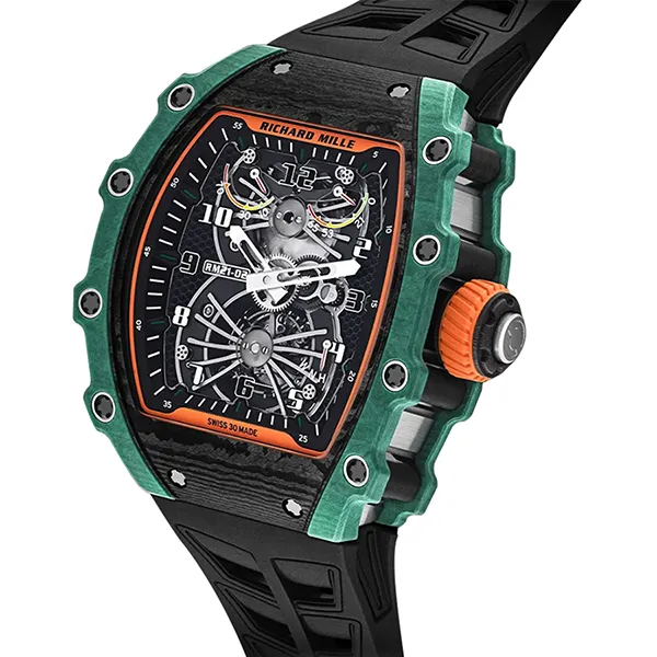 Đồng Hồ Nam Richard Mille Tourbillon Aerodyne Green TPT RM21-02 Màu Xanh Green - Đồng hồ - Vua Hàng Hiệu