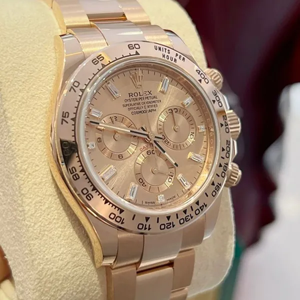 Đồng Hồ Nam Rolex Cosmograph Daytona 116505-0012 Màu Vàng Hồng - Đồng hồ - Vua Hàng Hiệu