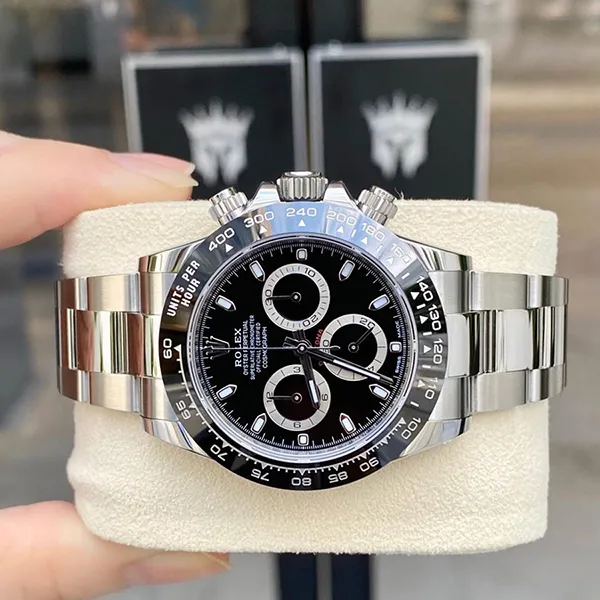 Đồng Hồ Nam Rolex Cosmograph Daytona Stainless Steel Black 116500LN-0002 Màu Đen Bạc - Đồng hồ - Vua Hàng Hiệu