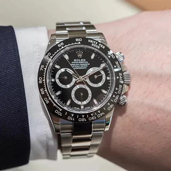 Đồng Hồ Nam Rolex Cosmograph Daytona Stainless Steel Black 116500LN-0002 Màu Đen Bạc - Đồng hồ - Vua Hàng Hiệu