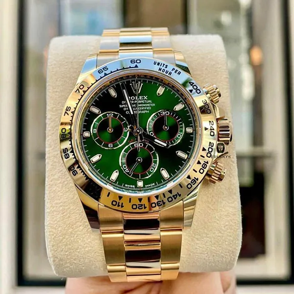 Đồng Hồ Nam Rolex Cosmograph Daytona Yellow Gold 116508-0013 Màu Vàng Xanh - Đồng hồ - Vua Hàng Hiệu