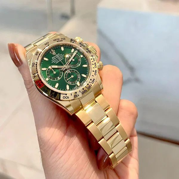 Đồng Hồ Nam Rolex Cosmograph Daytona Yellow Gold 116508-0013 Màu Vàng Xanh - Đồng hồ - Vua Hàng Hiệu