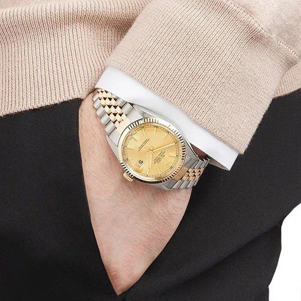 Đồng Hồ Nam Rolex Datejust 36mm 126233-0015 Yellow Dial Màu Demi (Vàng - Bạc) - Đồng hồ - Vua Hàng Hiệu